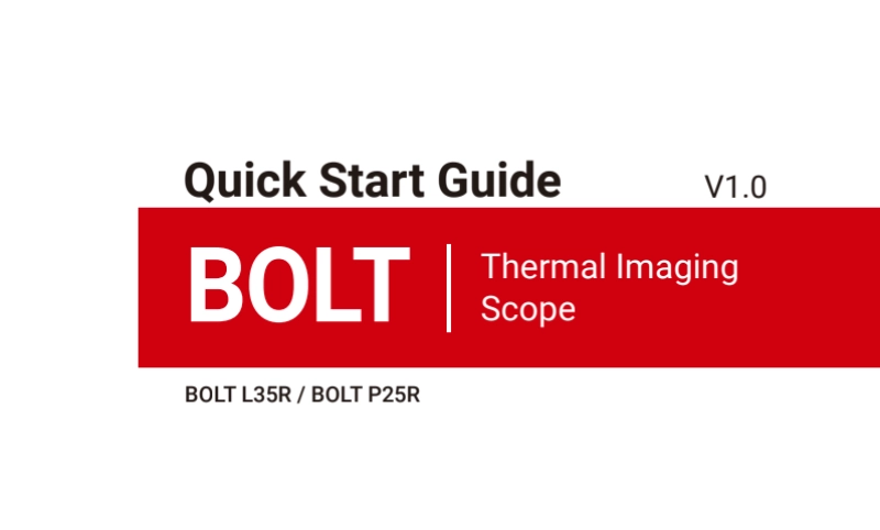 BOLT Series Quick Start Guide