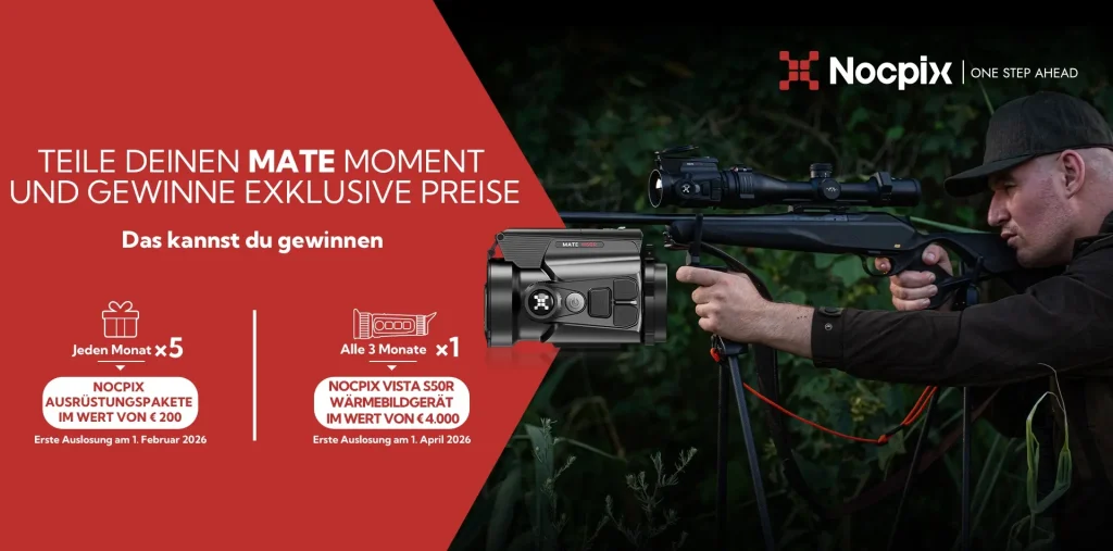 NOCPIX MATE Wärmebildgerät für die Jagd – Dein Moment Dein MATE Sharing Event