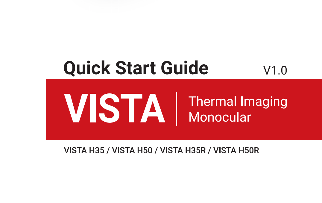 VISTA Series Quick Start Guide