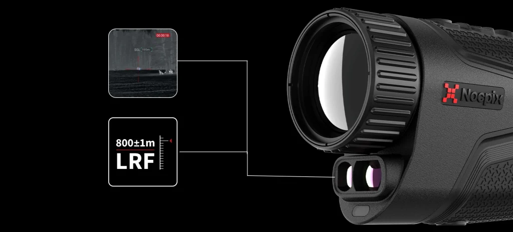 Nocpix LUMI LRF thermal monocular with integrated laser rangefinder