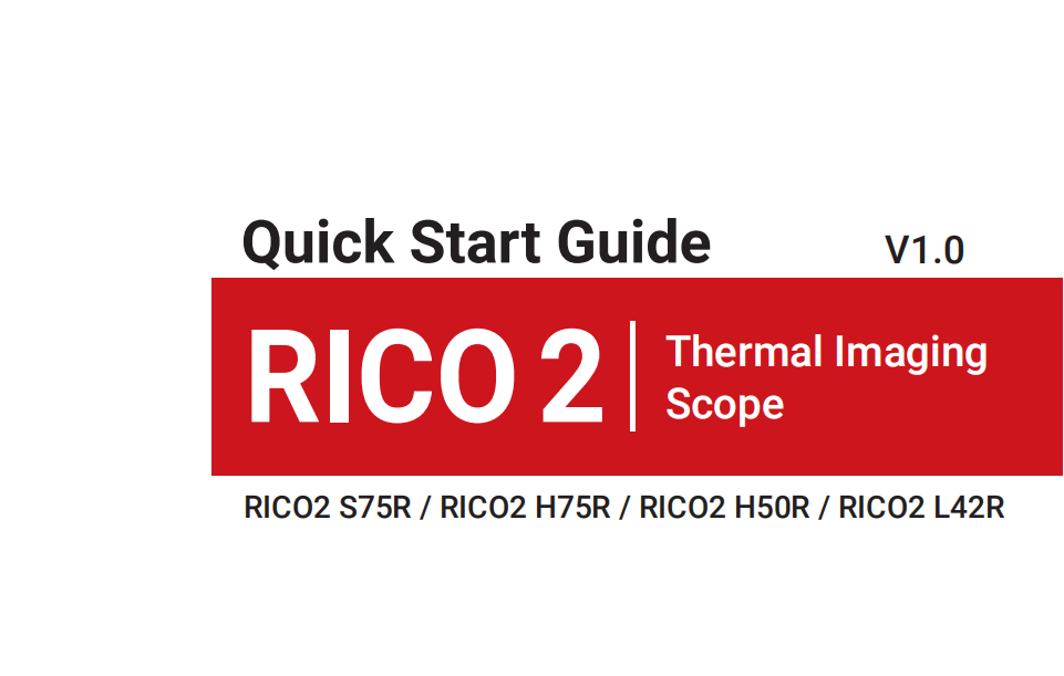 RICO 2 Series Quick Start Guide