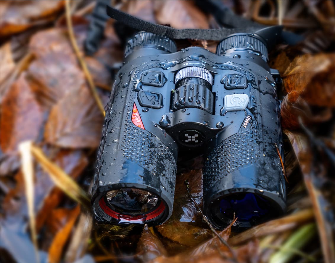 waterproof rubber-coated thermal binoculars for harsh environments
