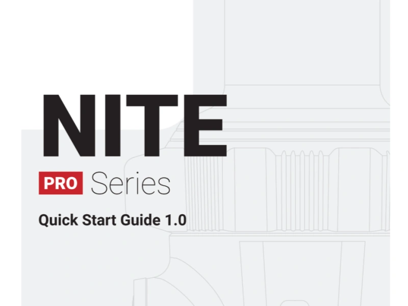 NITE PRO Quick Start Guide