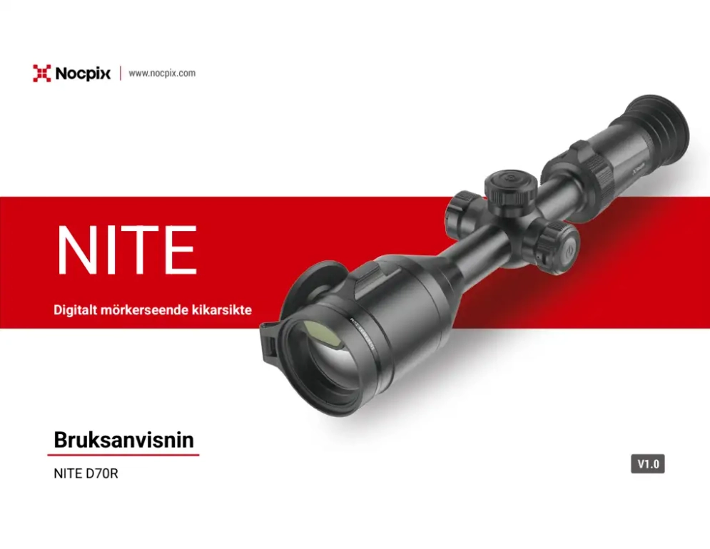 NITE-seriens användarmanual